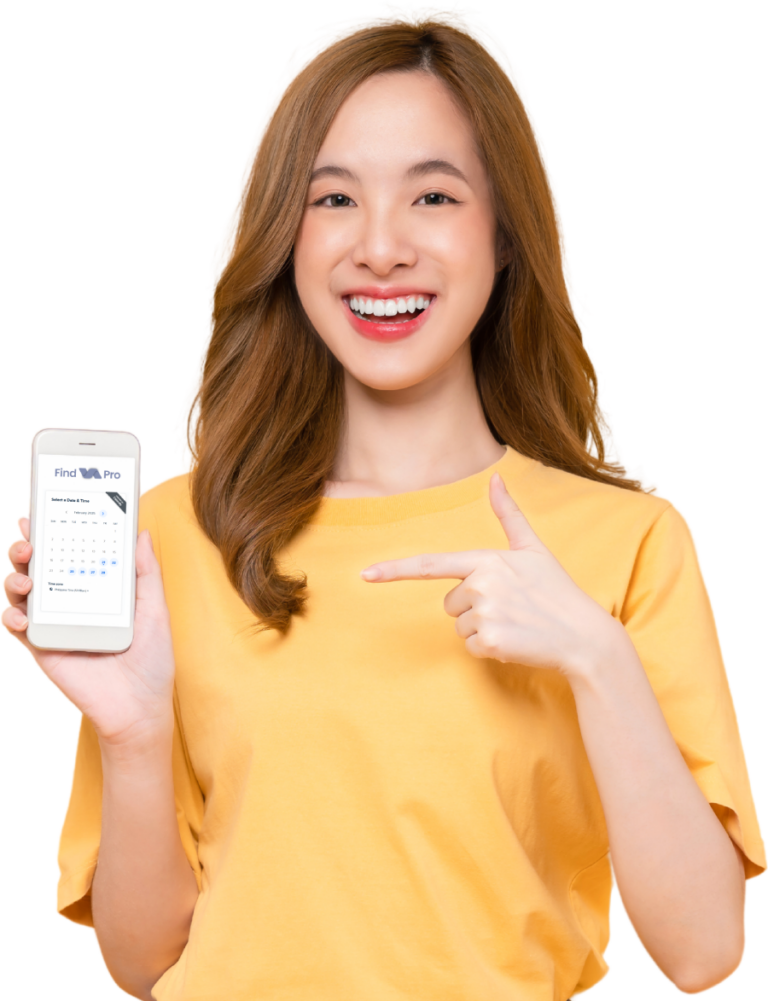 Woman with phone